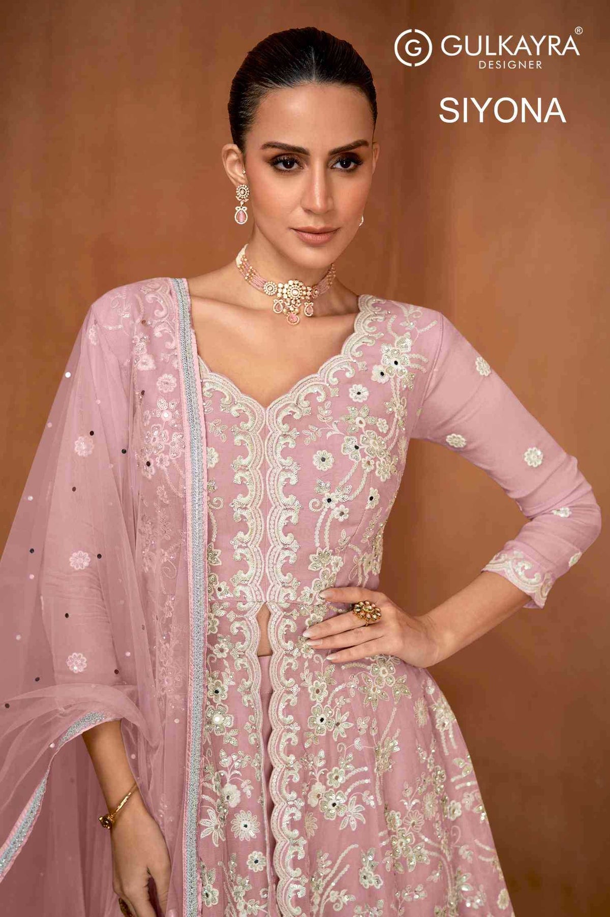 Gulkayra Siyona Georgette Sharara Salwar Suit