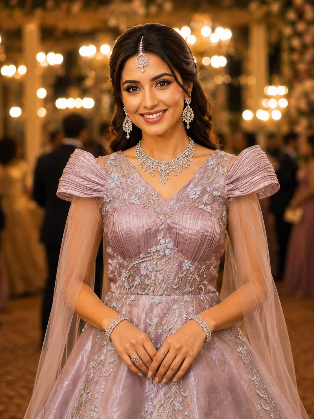 Jimmy Choo Embroidery Gown