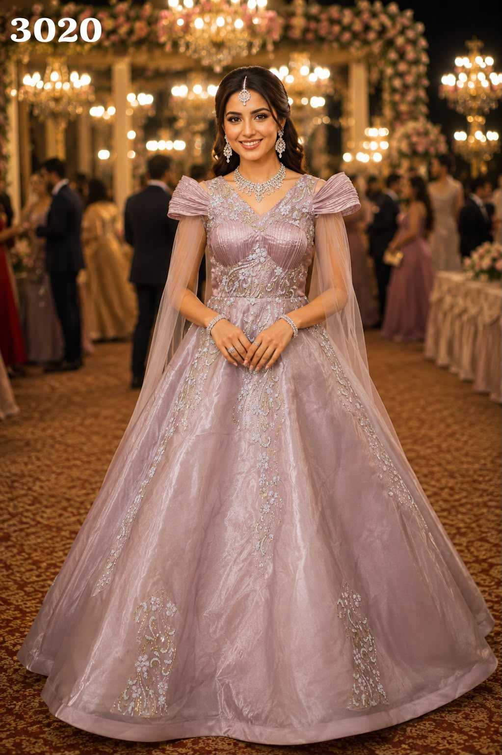 Jimmy Choo Embroidery Gown
