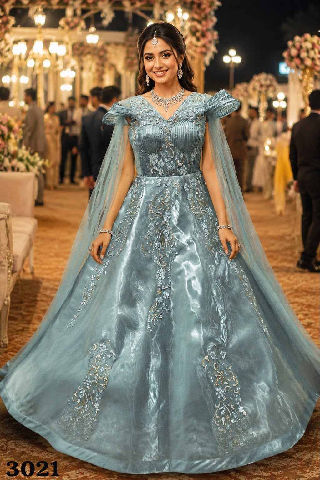 Jimmy Choo Embroidery Gown