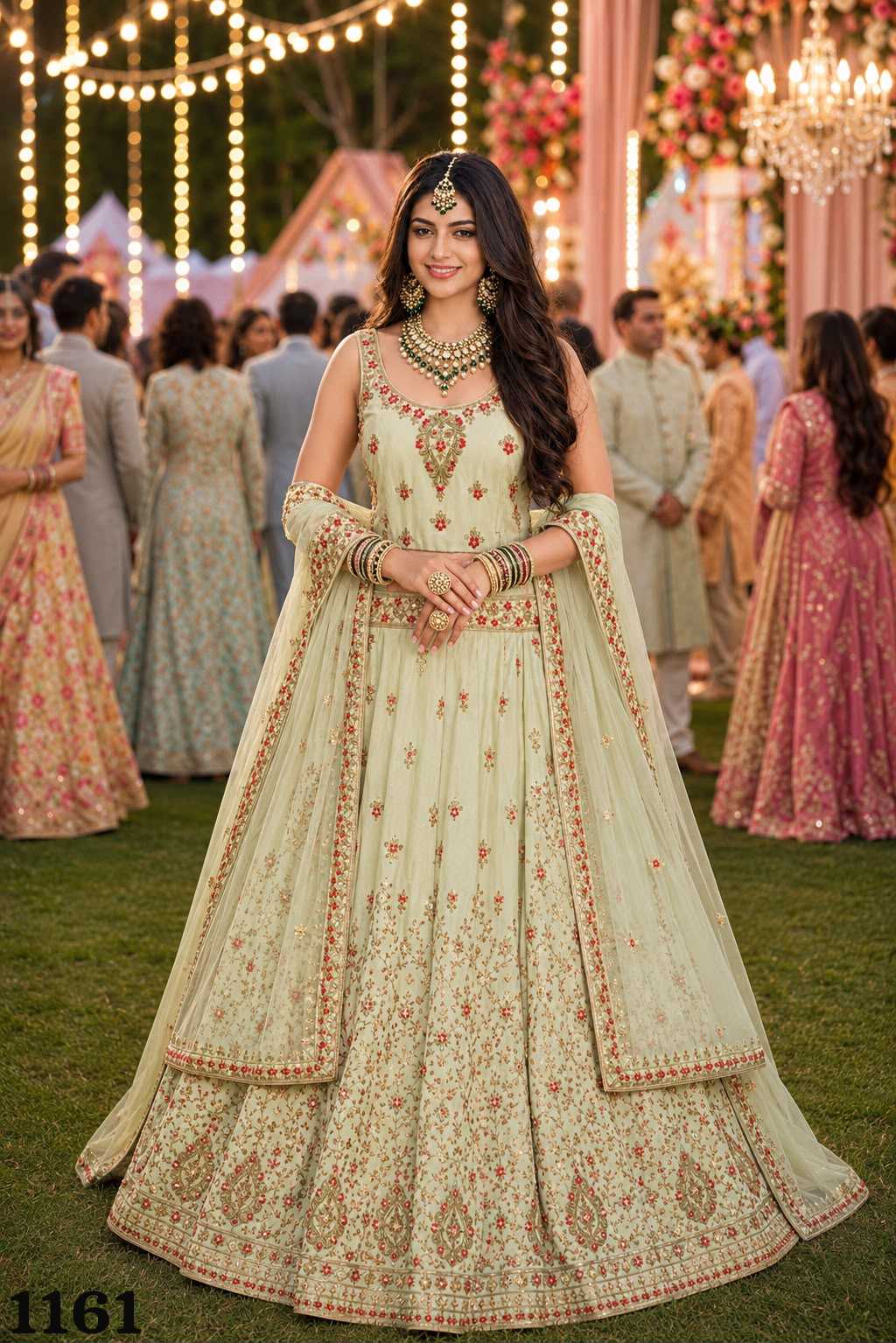 Satin Designer Lehenga