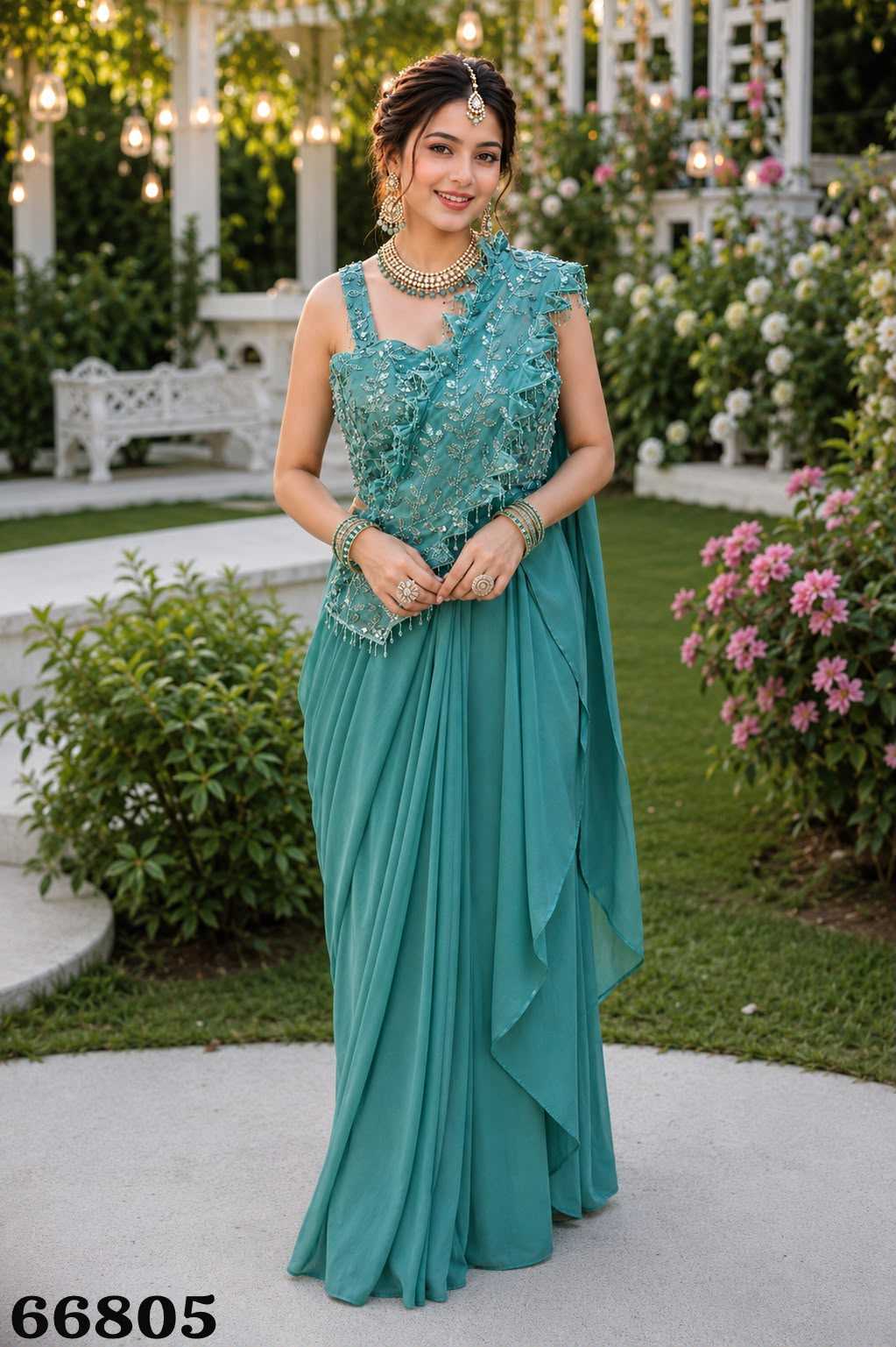 Georgette Designer Saree