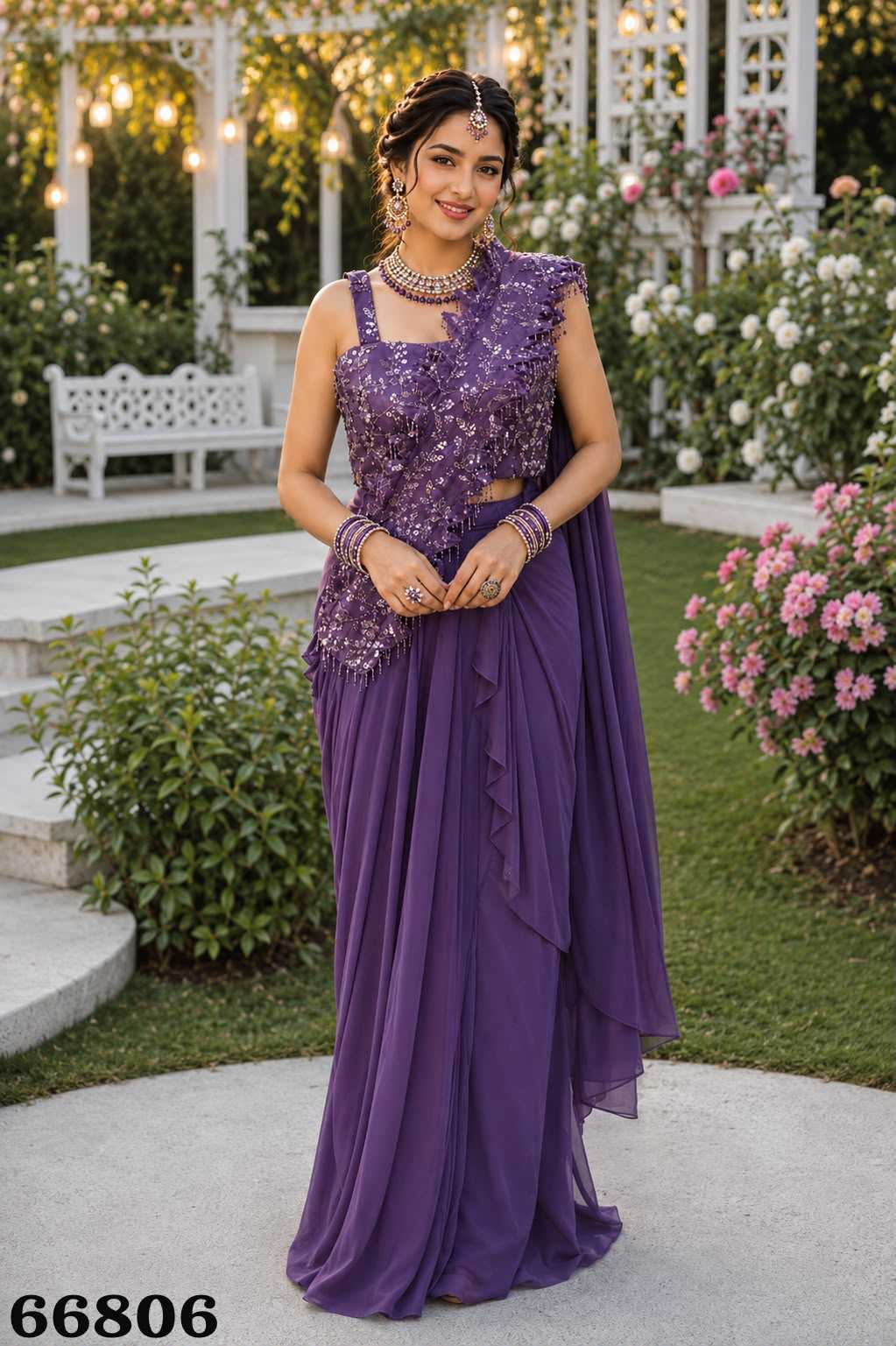Georgette Designer Saree