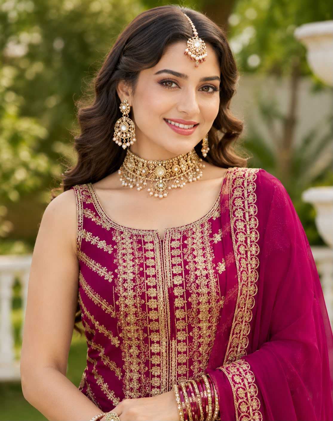 Georgette Embroidery Suit