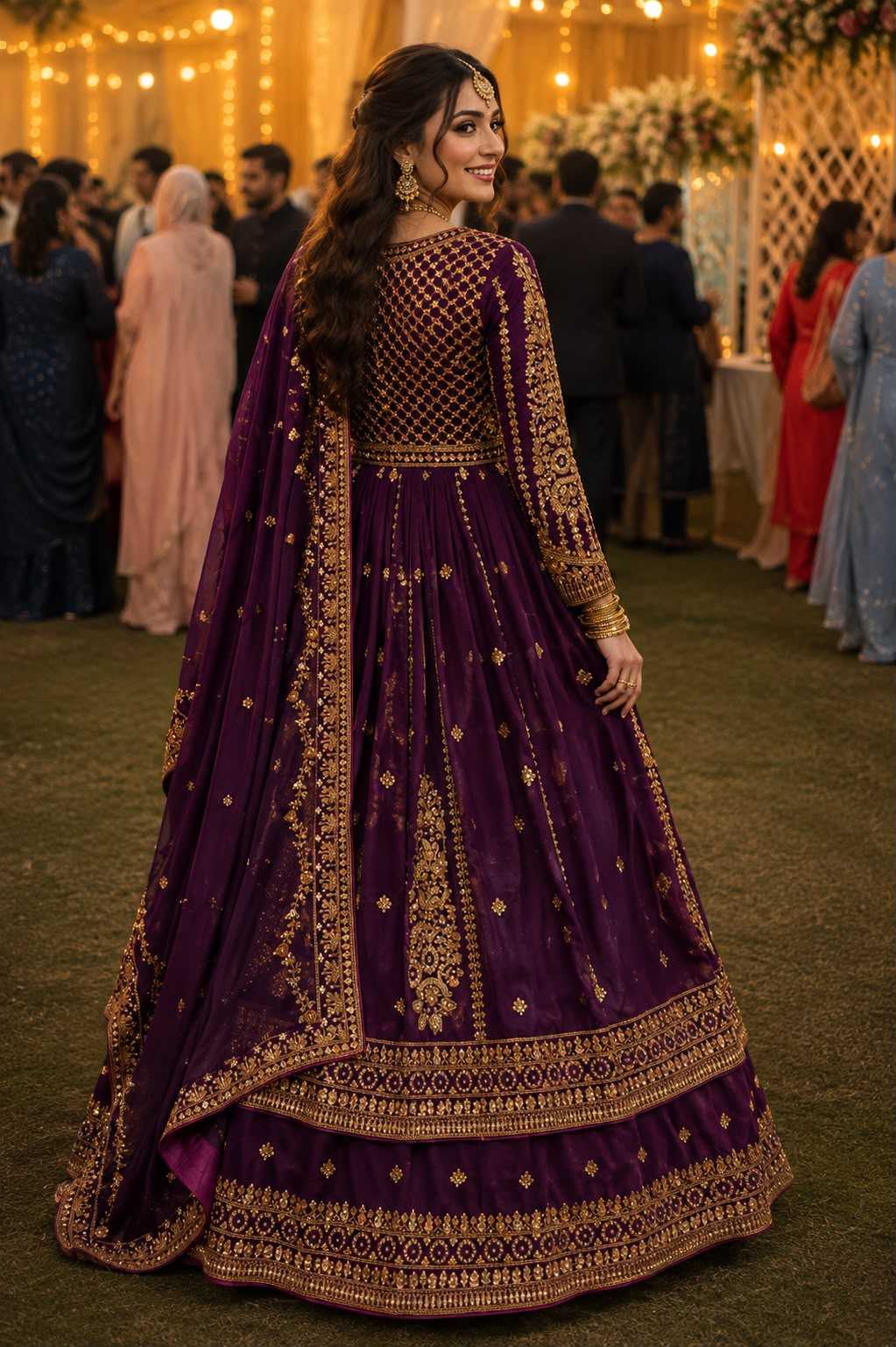 Georgette Embroidered Lehenga