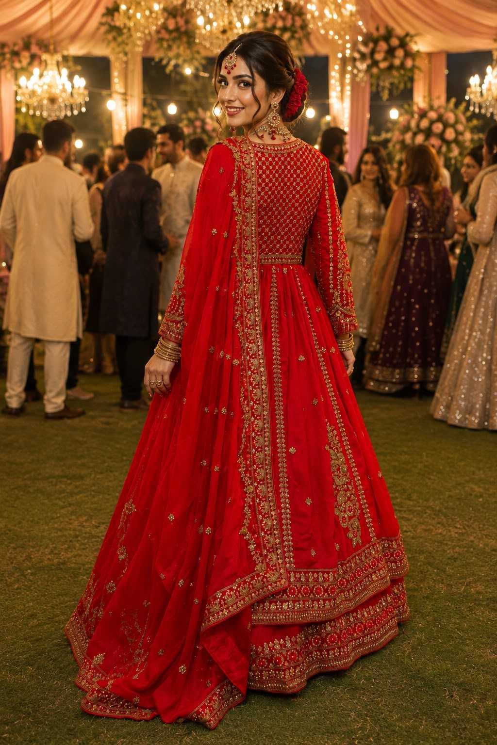 Georgette Embroidered Lehenga