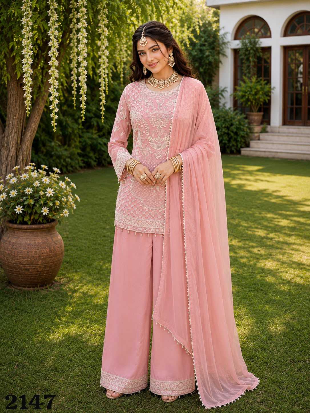 Georgette Embroidery Suit