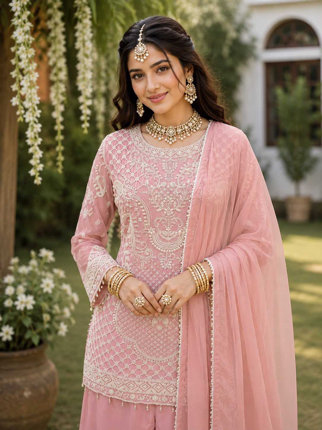 Georgette Embroidery Suit