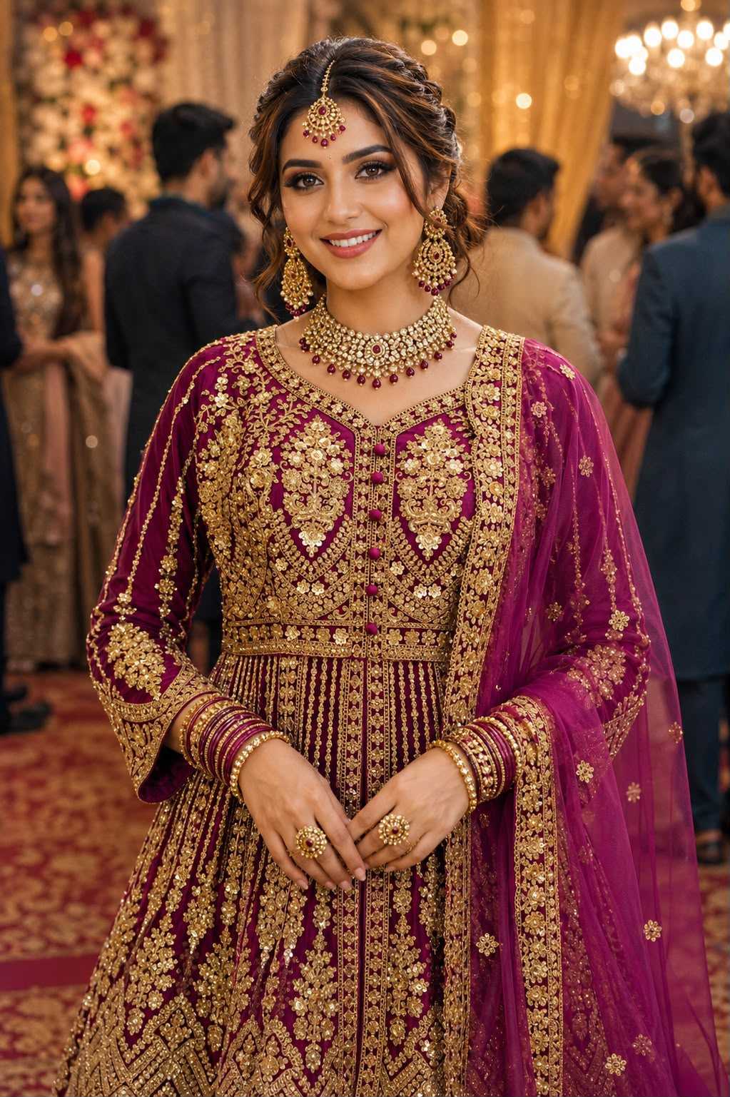 Mrudangi Richa Net Embroidered Lehenga