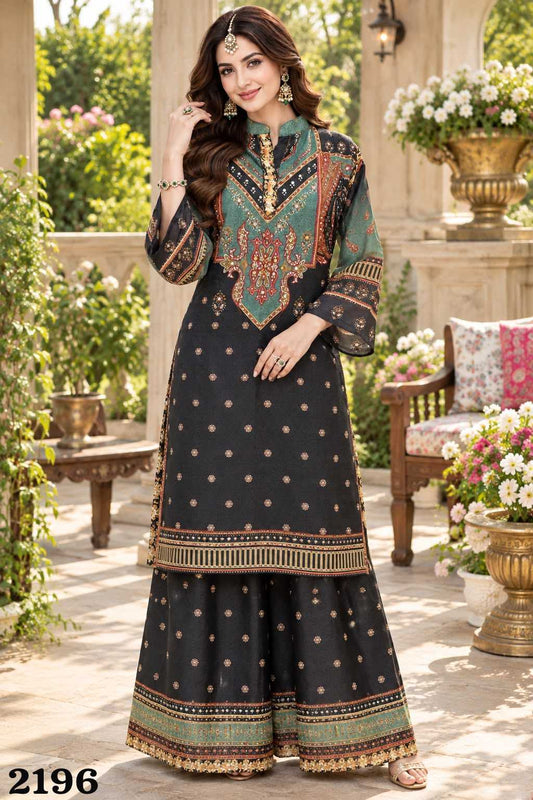 Mrudangi Saachi Crepe Silk Ladies Suit