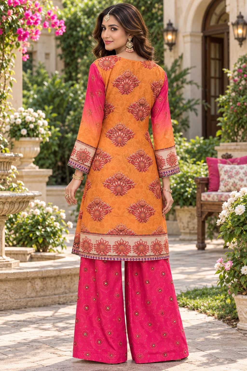 Mrudangi Saachi Crepe Silk Ladies Suit