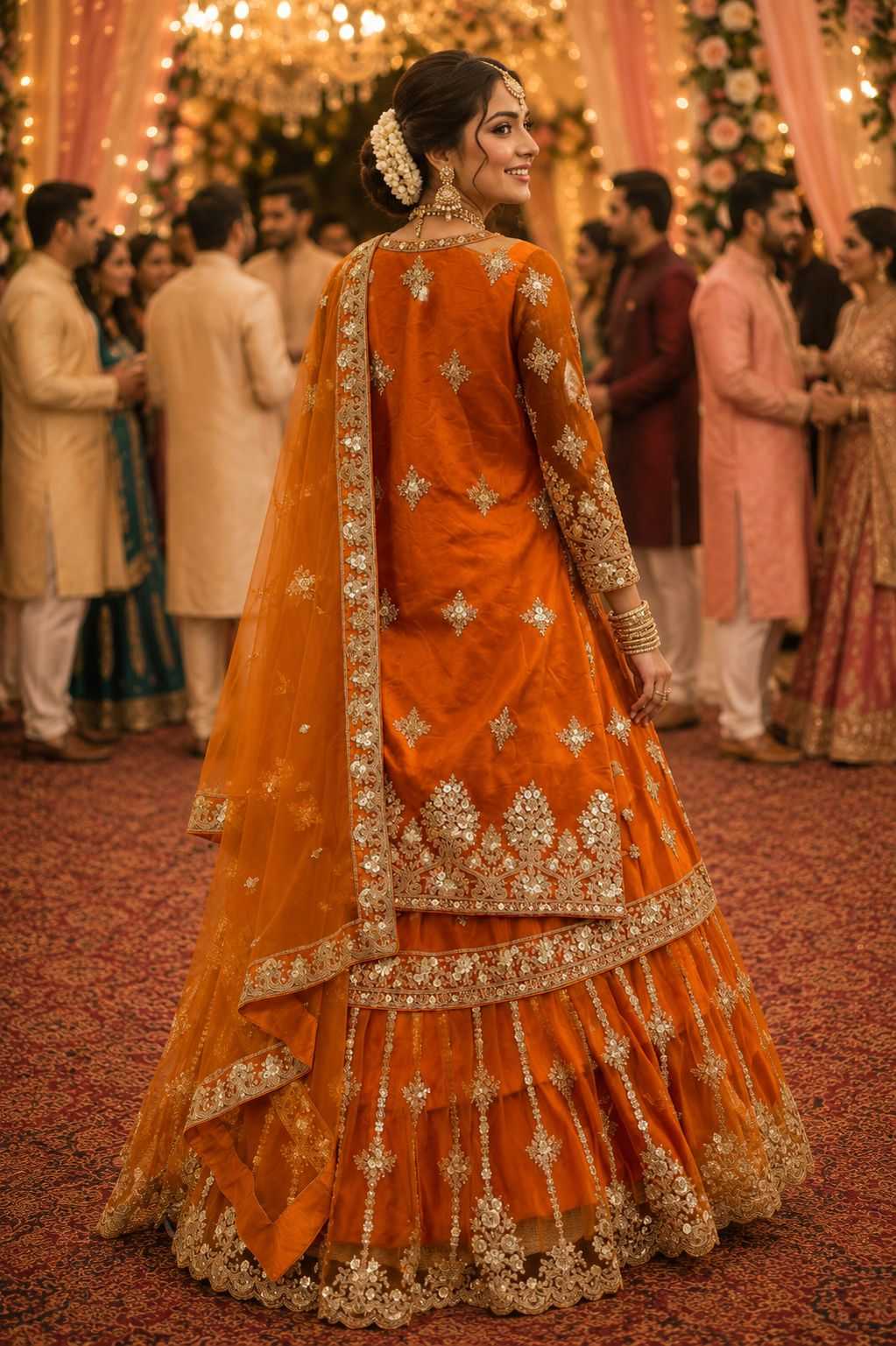 Mrudangi Suhana Net Fancy Lehenga