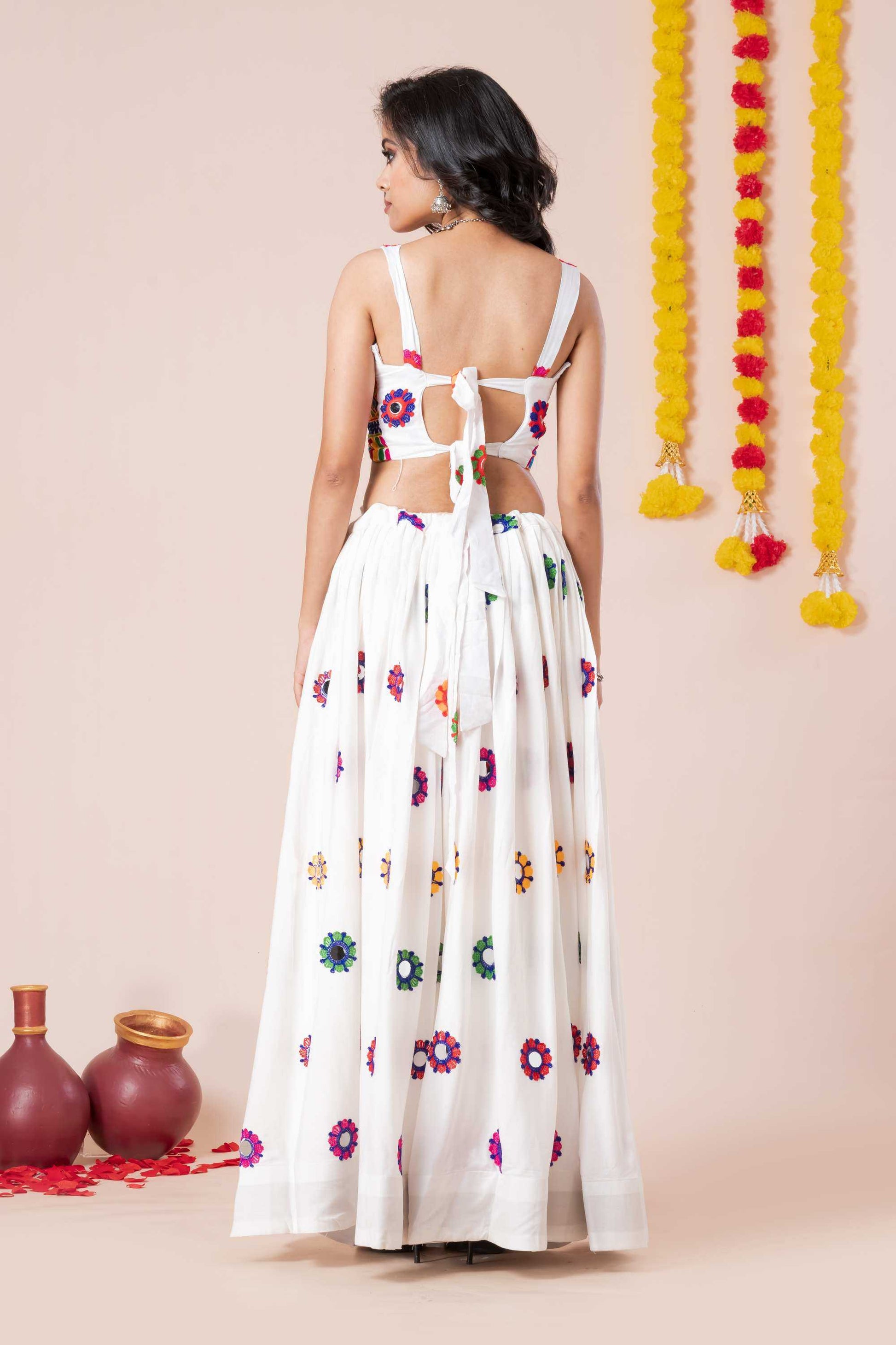 Heavy Rayon Embroidered Lehenga