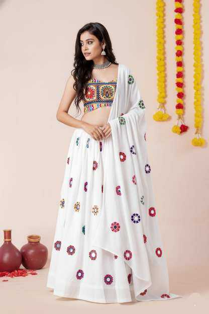 Heavy Rayon Embroidered Lehenga