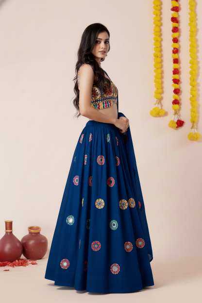 Heavy Rayon Embroidered Lehenga