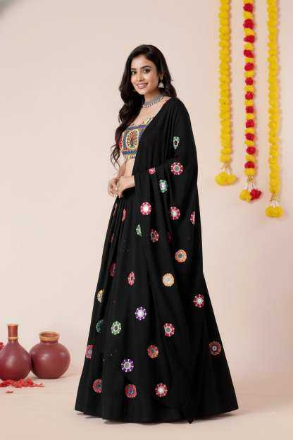 Heavy Rayon Embroidered Lehenga