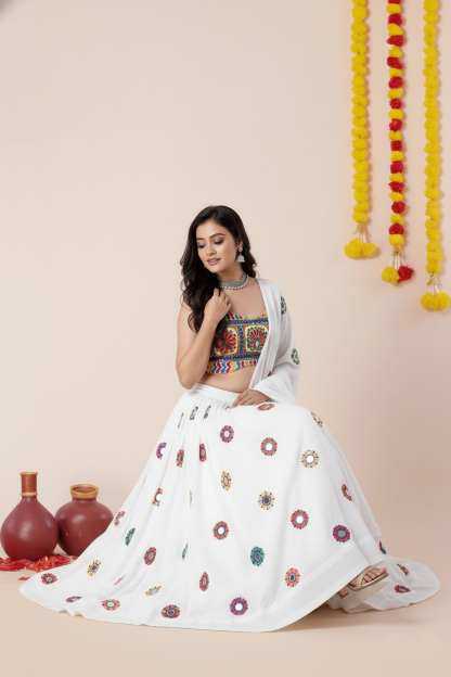 Heavy Rayon Embroidered Lehenga
