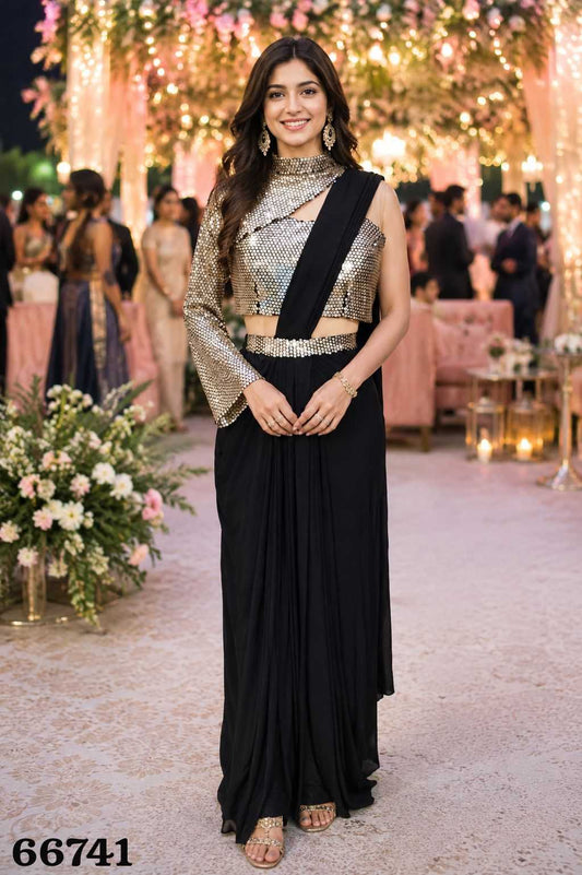 Lycra Designer Saree