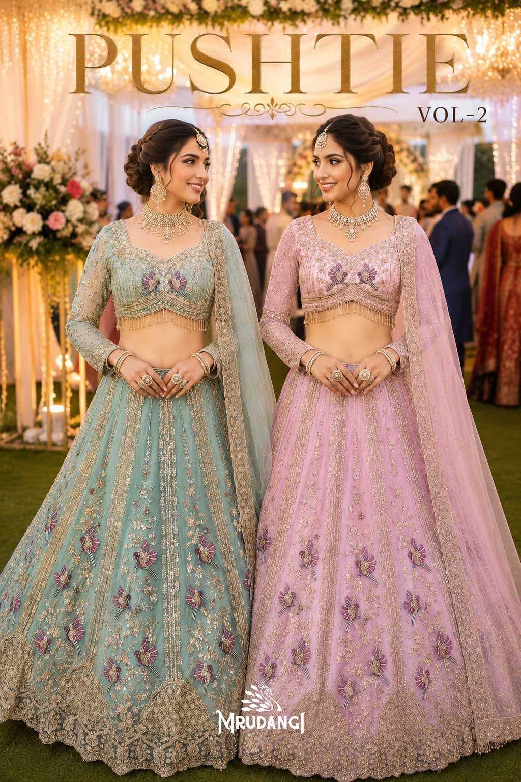 Net Bridal Lehenga