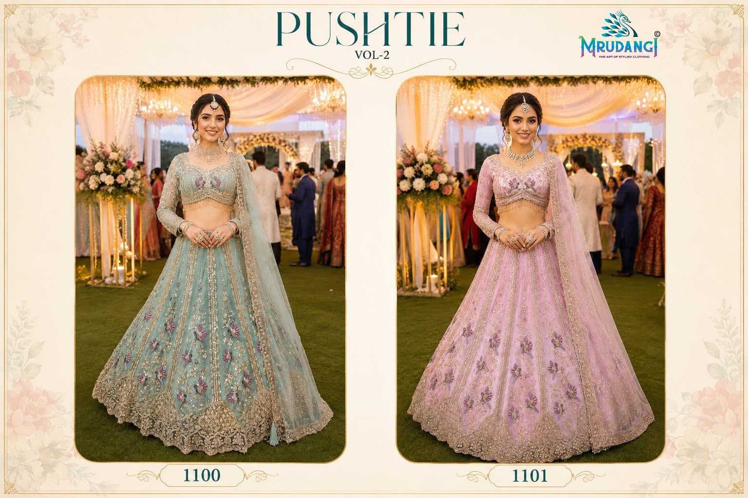 Net Bridal Lehenga