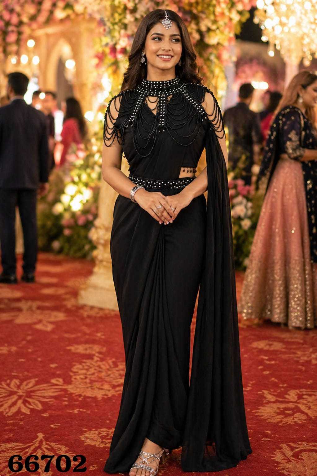 Lycra Ready To Wear Saree