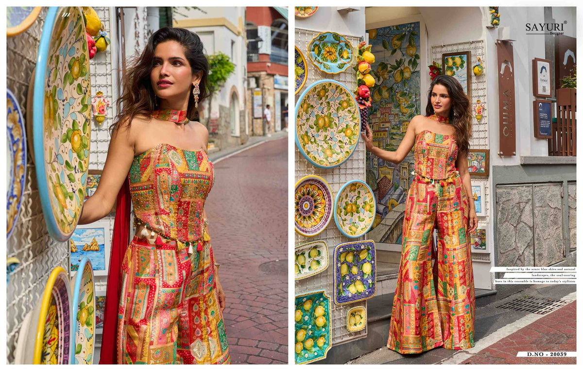 Viscose Palazzo Suit
