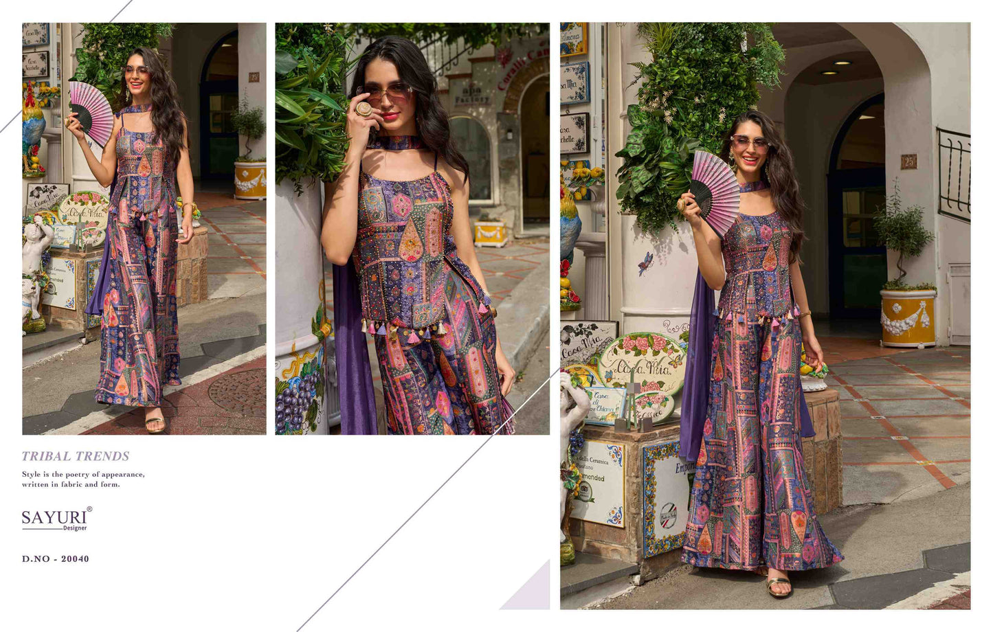 Viscose Palazzo Suit