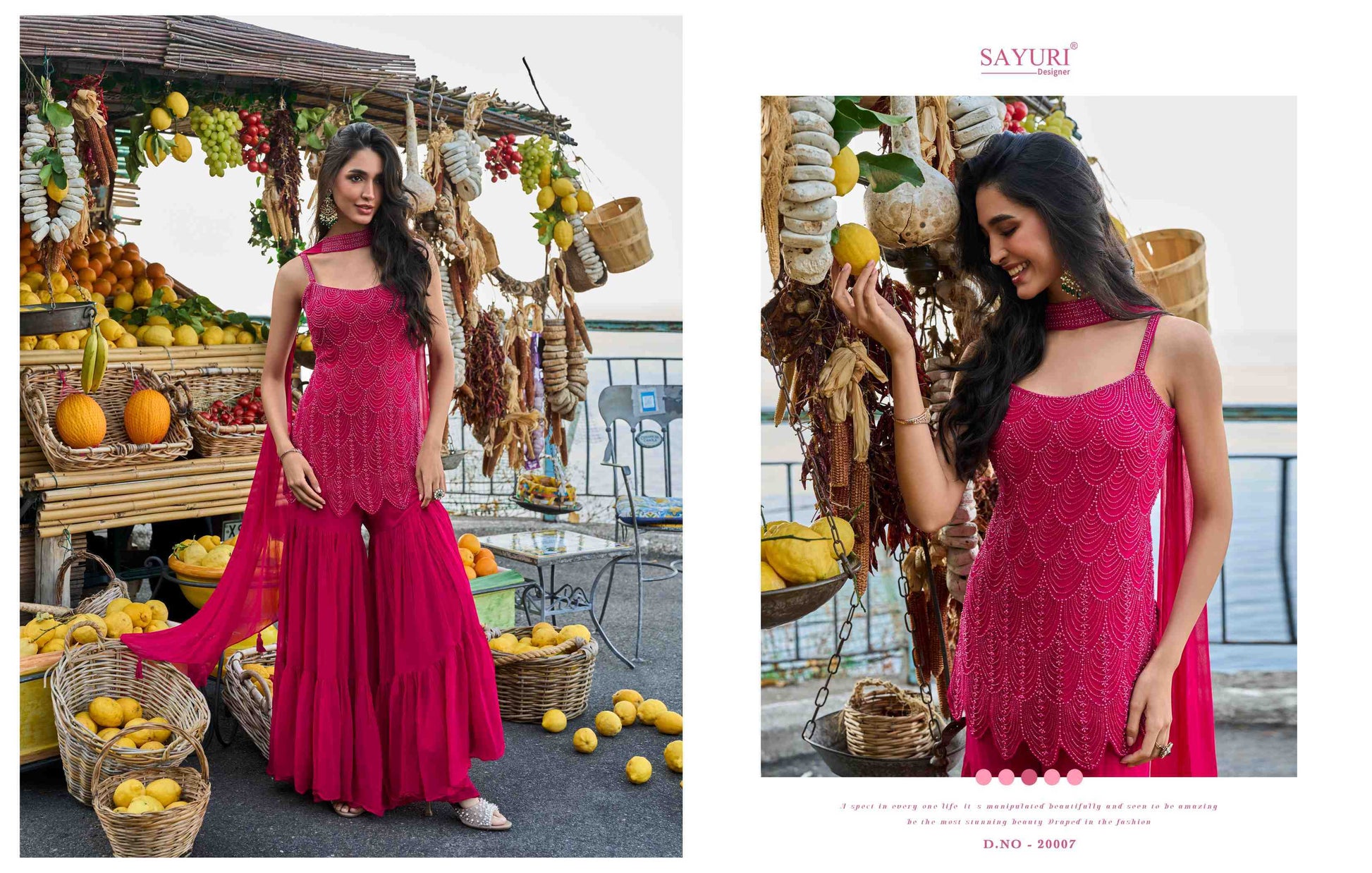 Georgette Sharara Salwar Suit