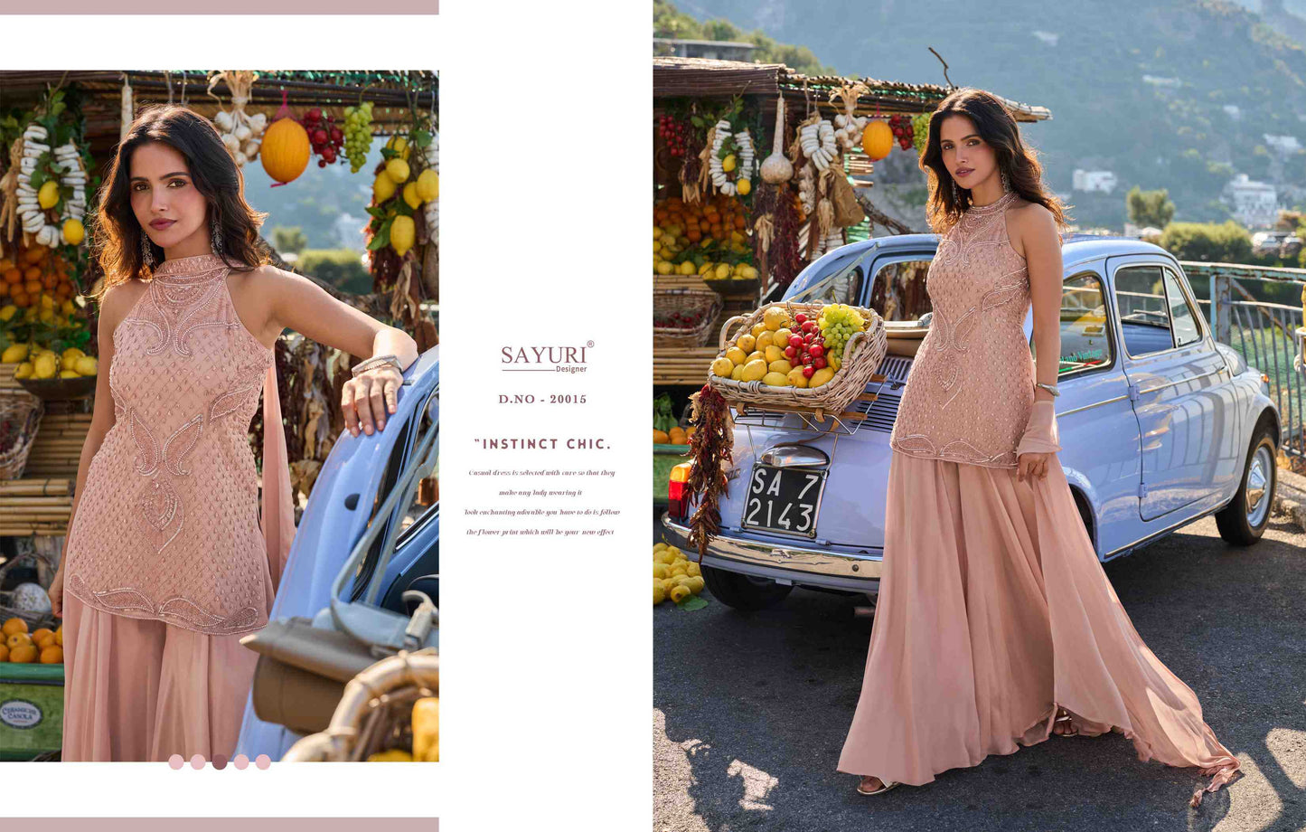 Georgette Sharara Salwar Suit