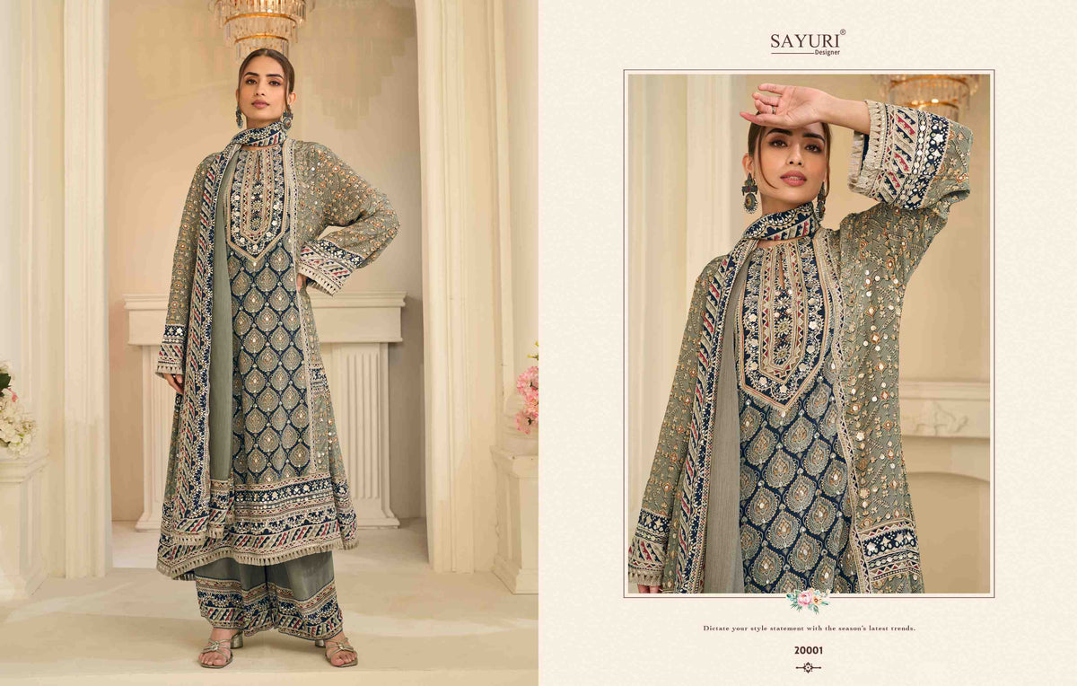 Crepe Silk Palazzo Suit