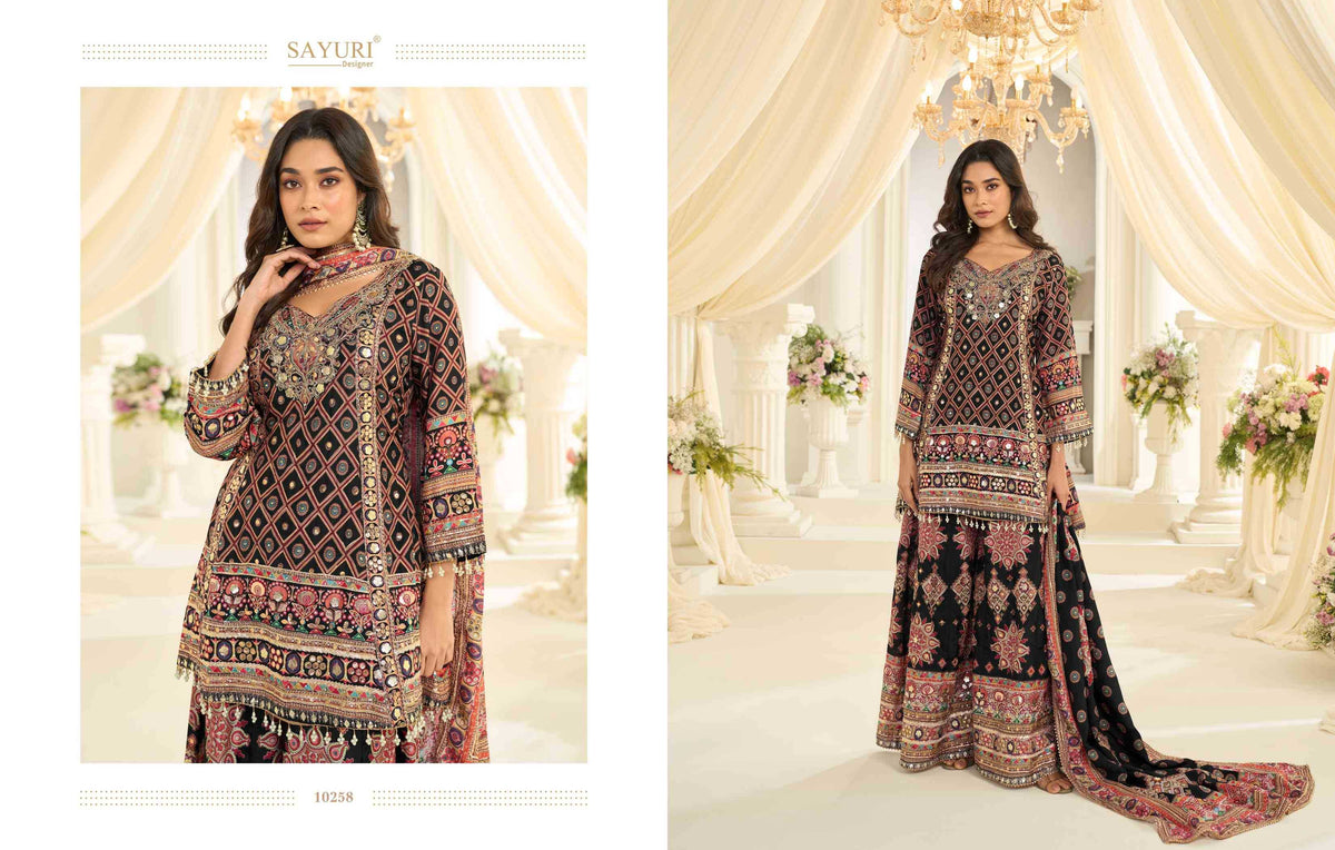 Sayuri Fatima Crepe Silk Palazzo Suit