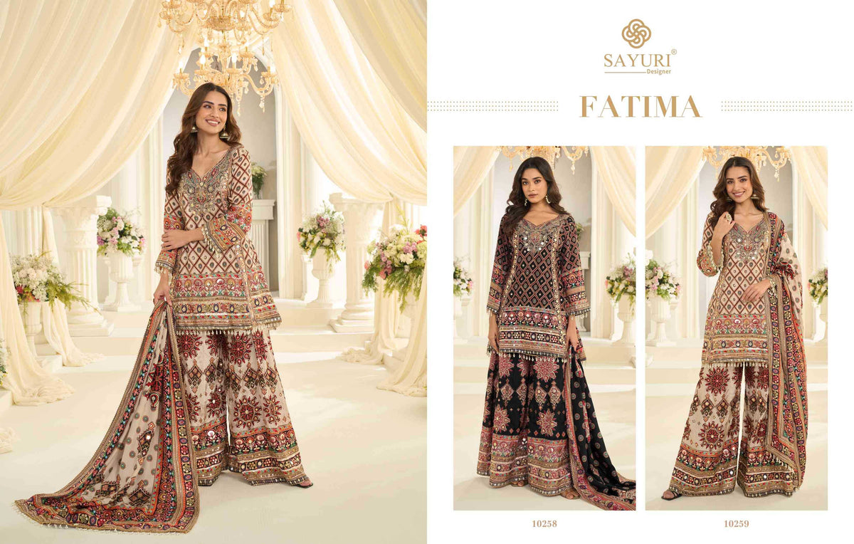 Sayuri Fatima Crepe Silk Palazzo Suit
