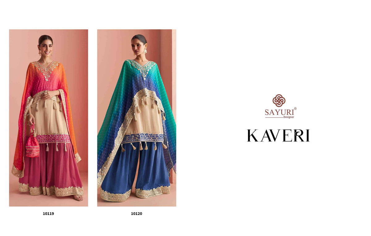 Sayuri Kaveri Premium Silk Sharara Salwar Suit