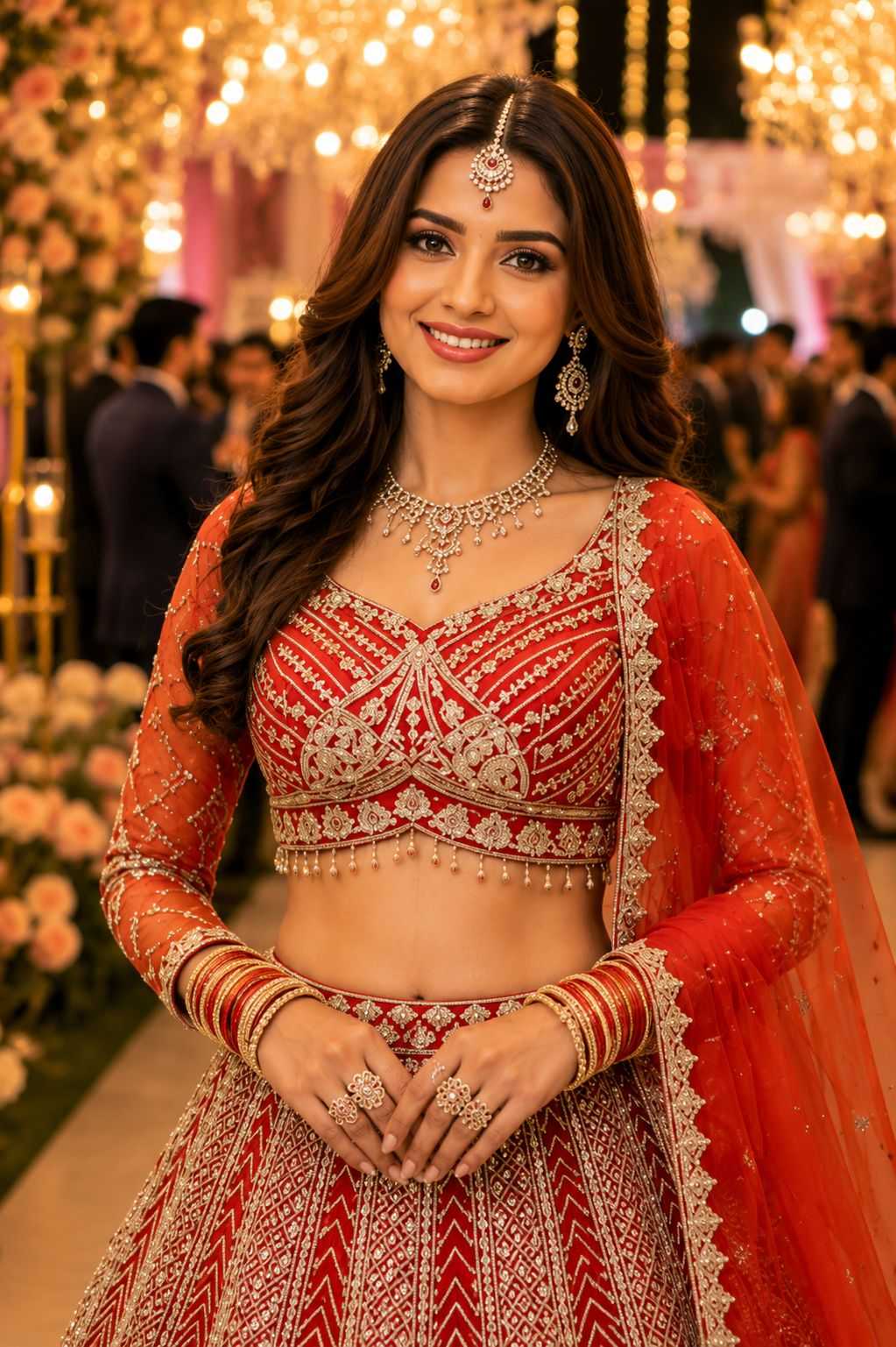 Net Fancy Lehenga