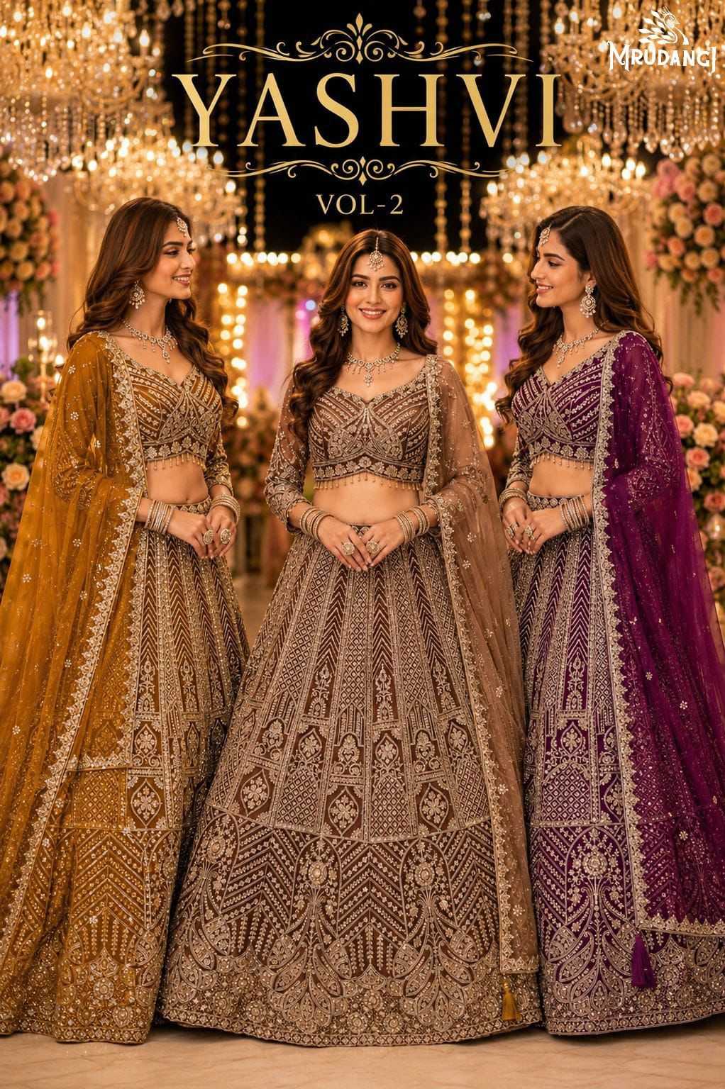 Net Bridal Lehenga