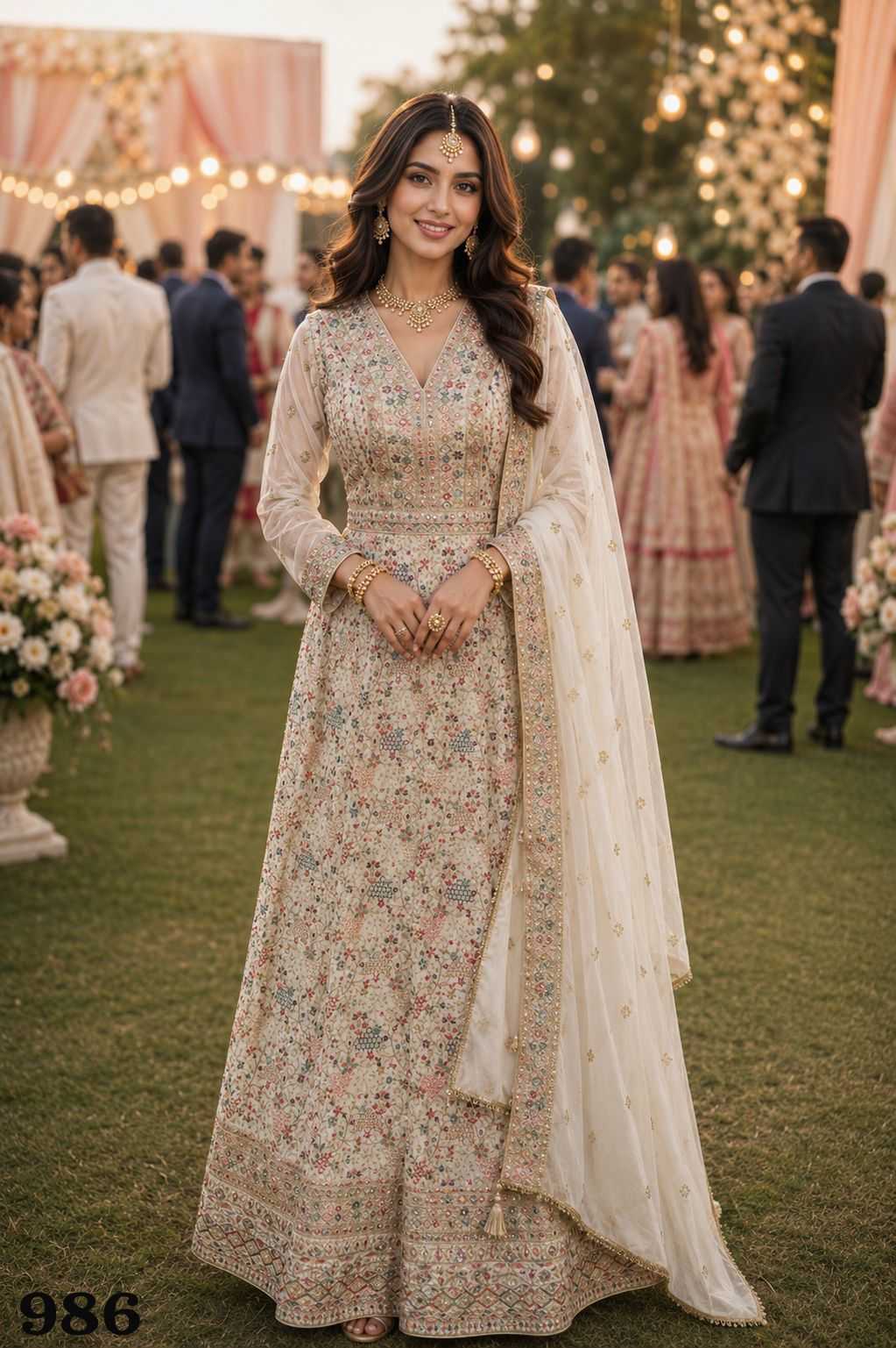 Georgette Fancy Gown