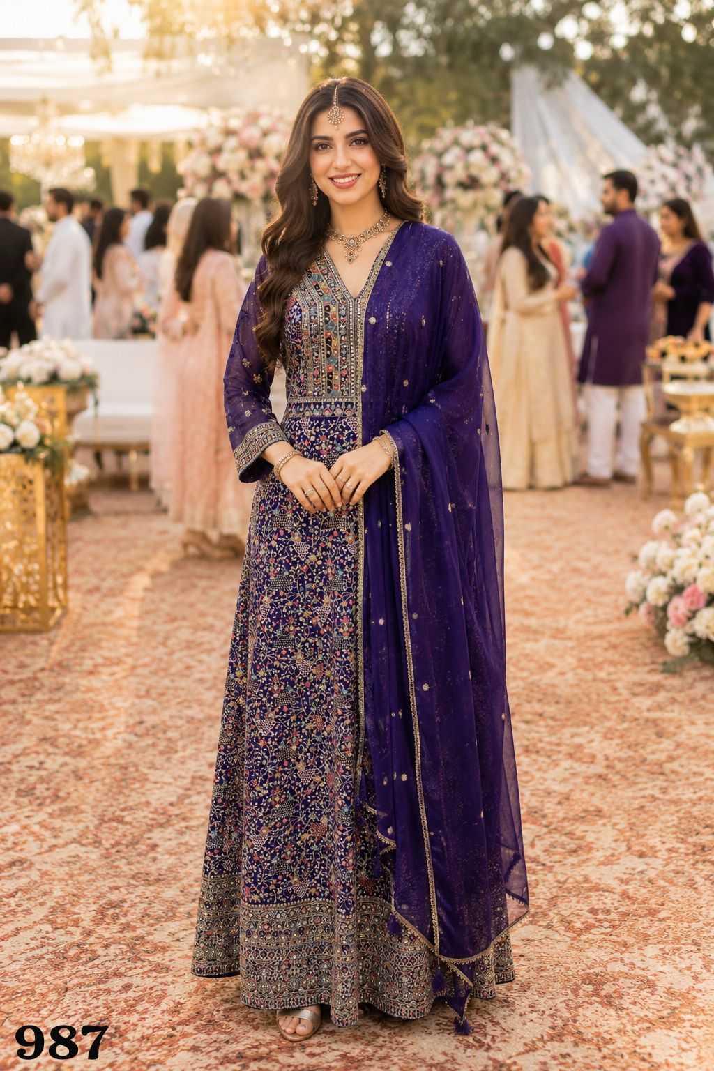 Georgette Fancy Gown