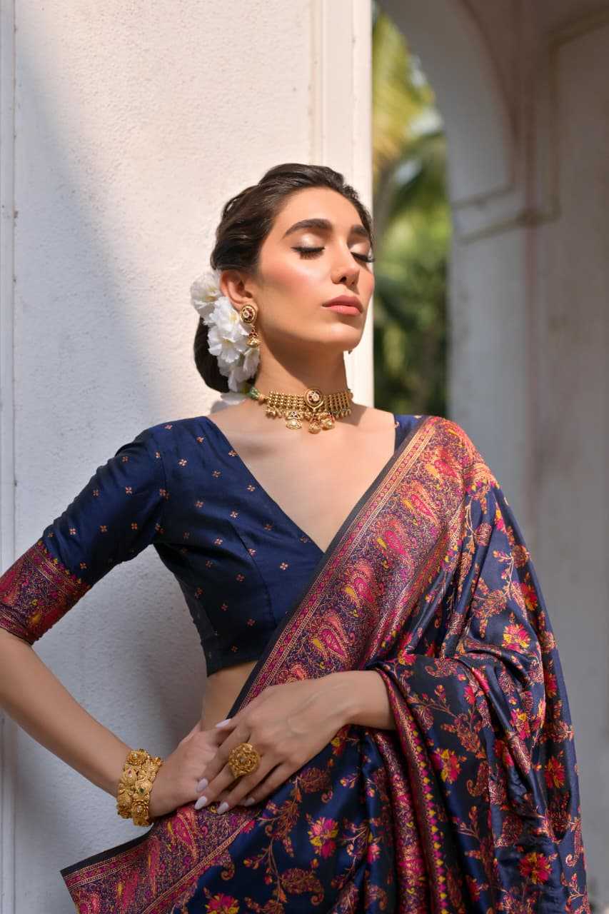 Pashmina Heavy Silk Saree
