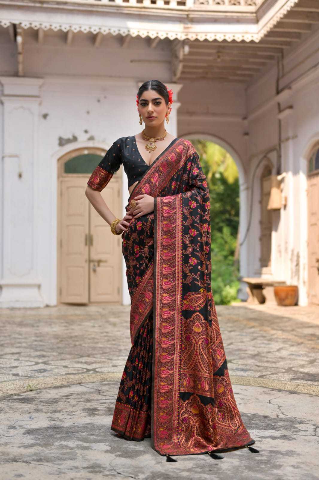 Pashmina Heavy Silk Saree