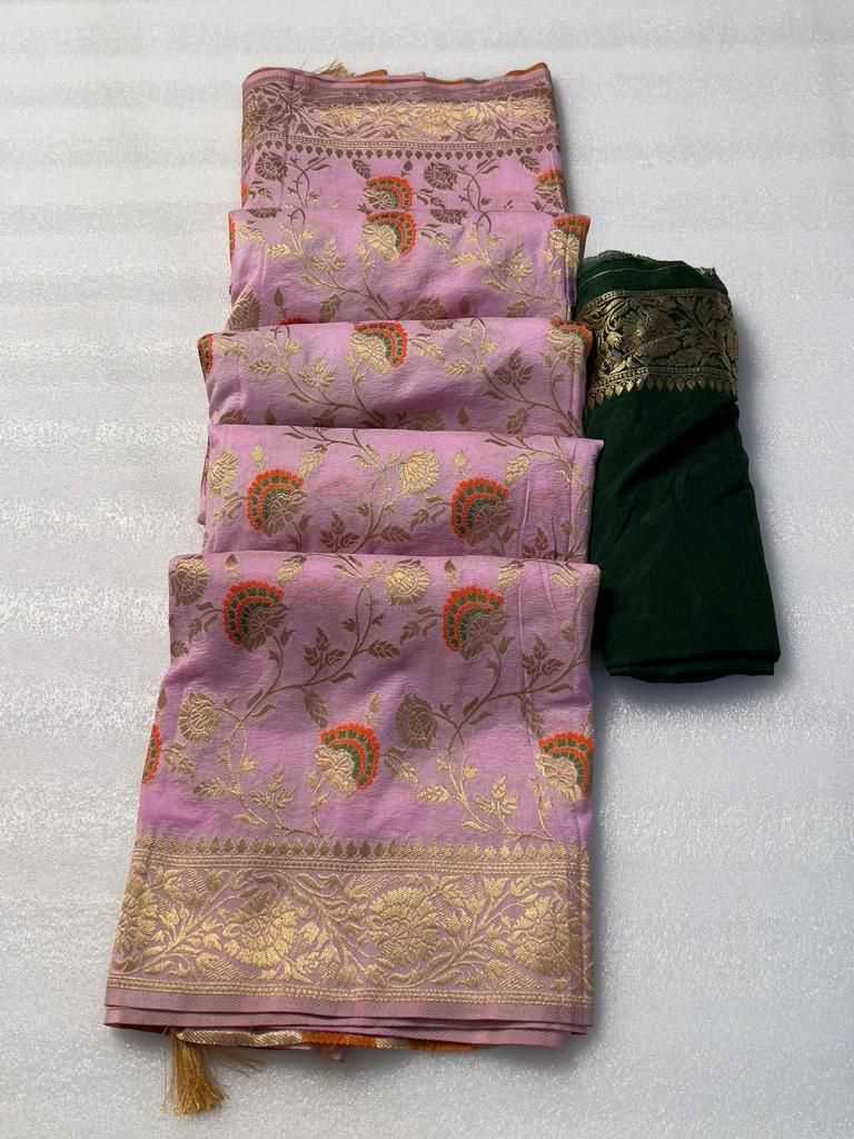 Aaradhya Premium Georgette Designer Saree