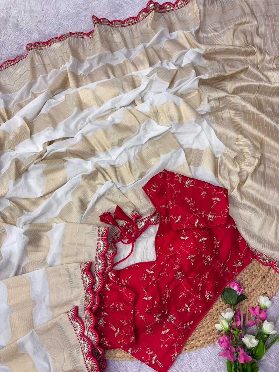 Advika Khadi Designer Silk Saree