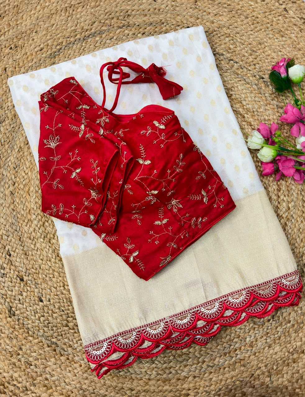 Advika Khadi Designer Silk Saree