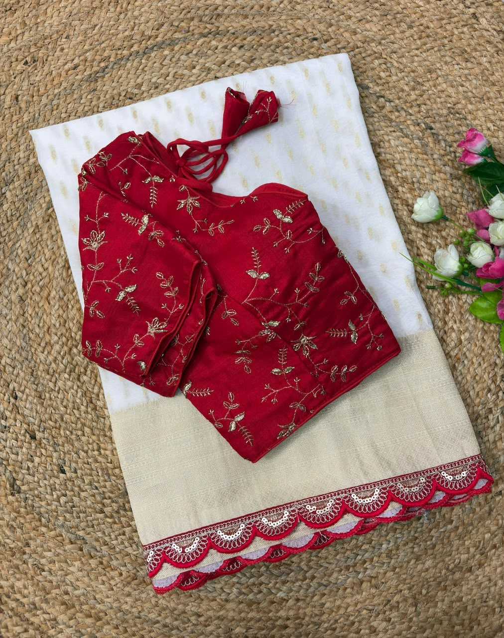 Advika Khadi Designer Silk Saree