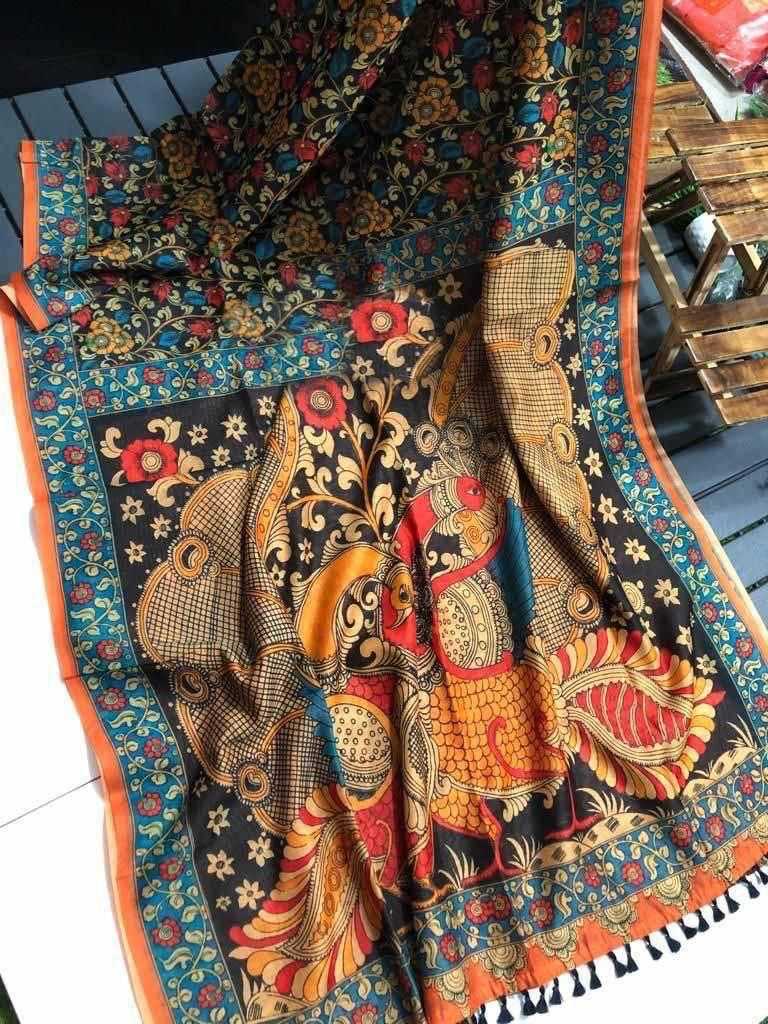 Advika Linen Printed Saree