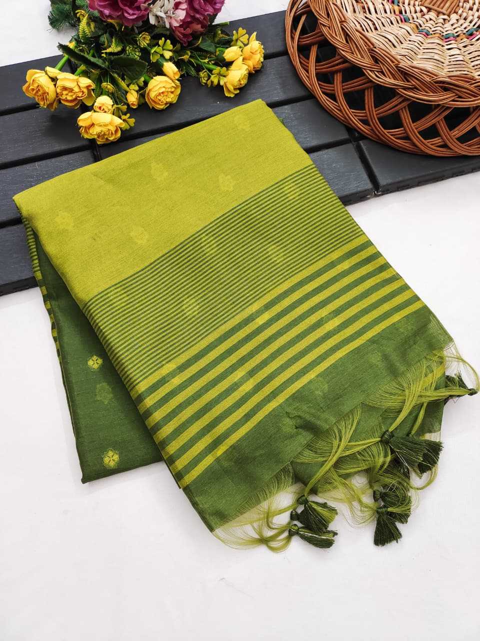 Akshara Khadi Soft Silk Saree