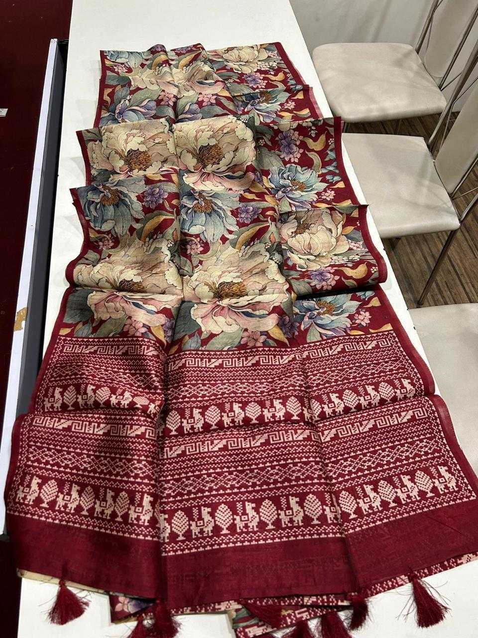 Amaira Tussar Silk Saree
