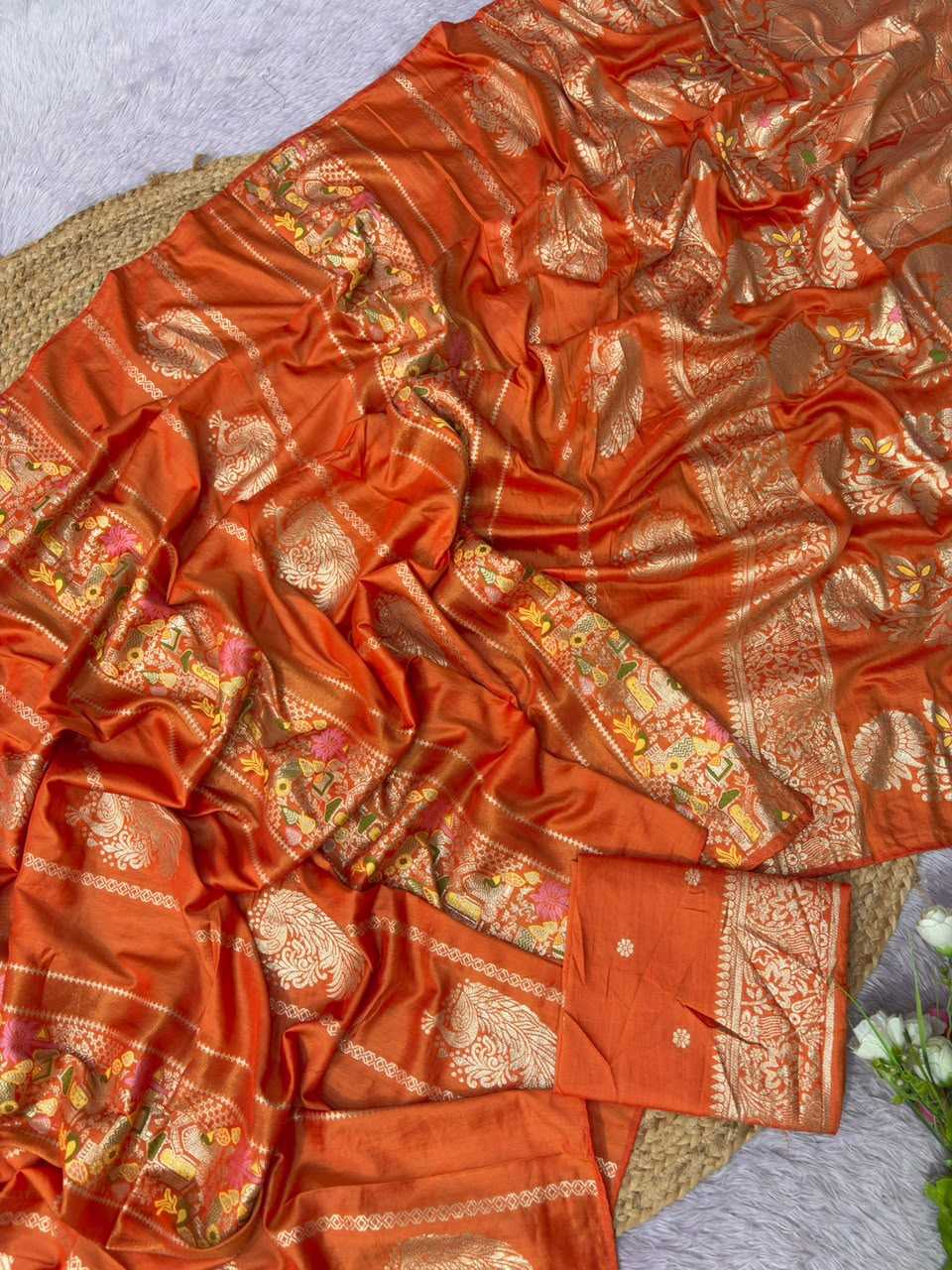 Amoli Russian Silk Soft Saree