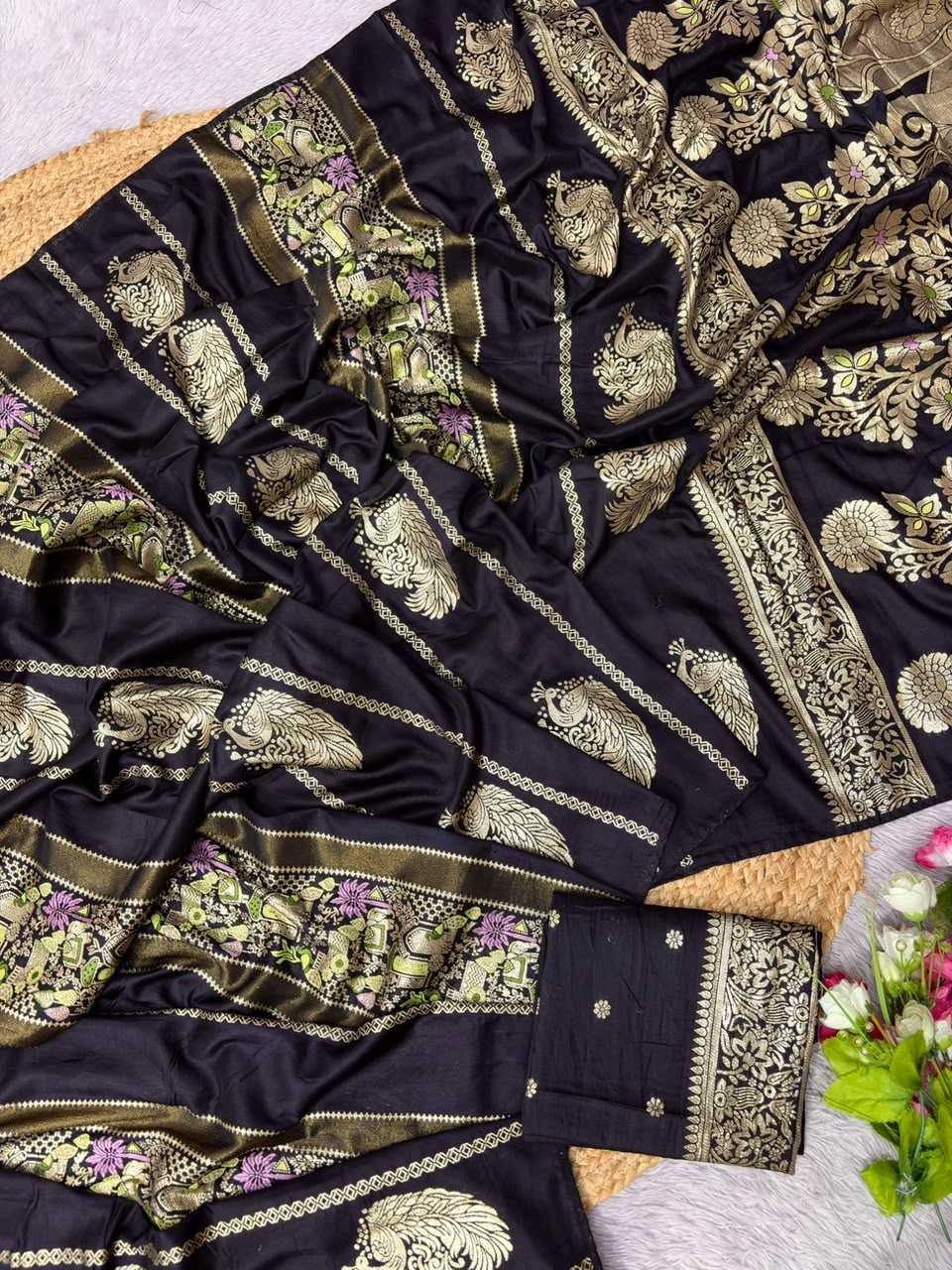 Amoli Russian Silk Soft Saree