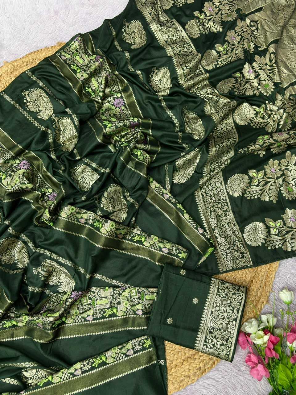 Amoli Russian Silk Soft Saree
