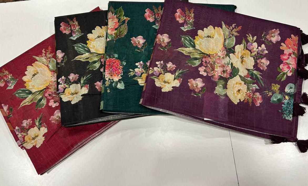 Amoli Tussar Silk Designer Saree